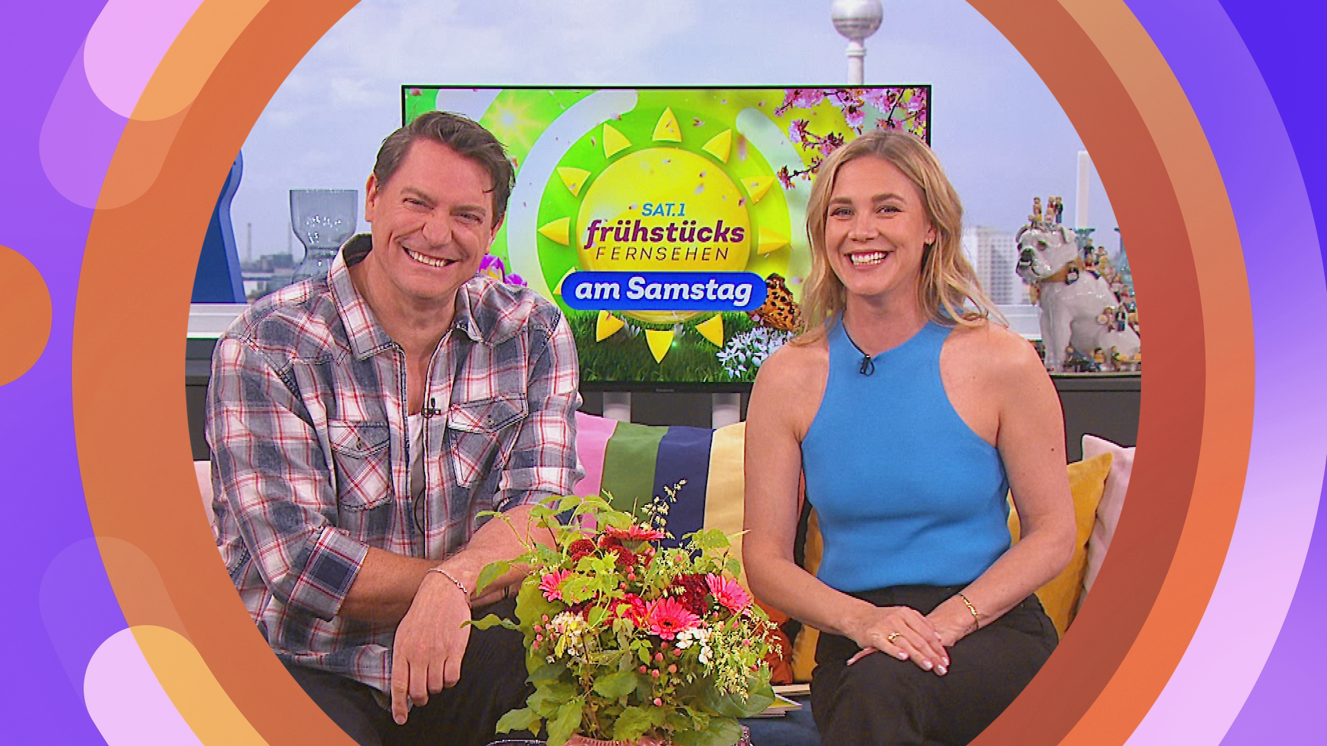 Sommer, Sonne, Erdbeereis im SAT.1-Frühstücksfernsehen am Samstag
